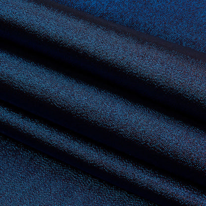 Metallic Polyester Lame - Red, Royal Blue and Black - Glimmer Collection