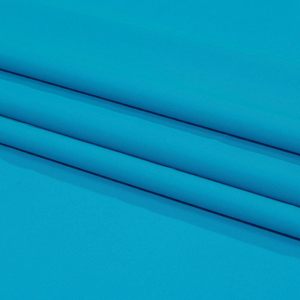 Swimwear Tricot, UV Protective - Cyan Blue - Santorini Light Collection - Folded