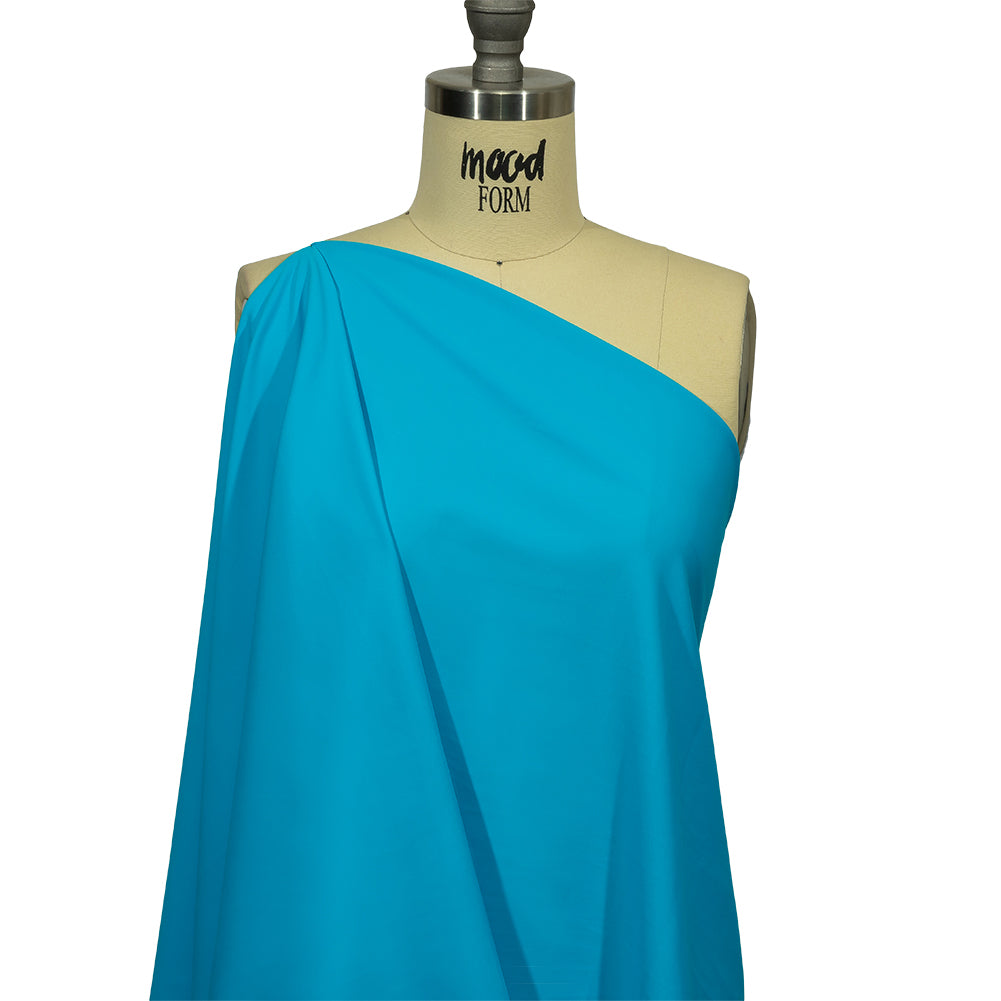 Swimwear Tricot, UV Protective - Cyan Blue - Santorini Light Collection - Drape