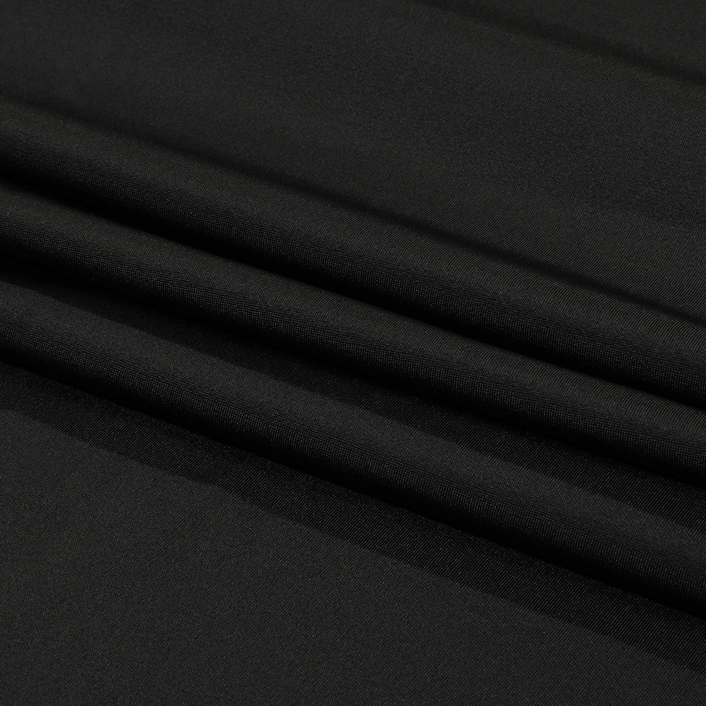 Recycled Swimwear Tricot, UV Protective - Nero - Santorini Plus Collection