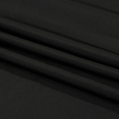 Recycled Swimwear Tricot, UV Protective - Nero - Santorini Plus Collection