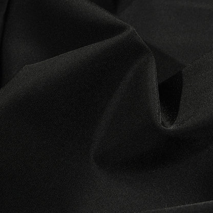 Recycled Swimwear Tricot, UV Protective - Nero - Santorini Plus Collection