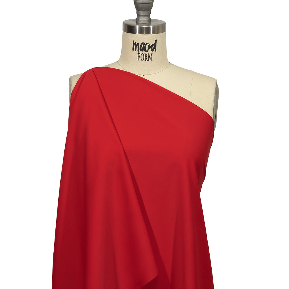 Recycled Swimwear Tricot, UV Protective - Red - Santorini Plus Collection