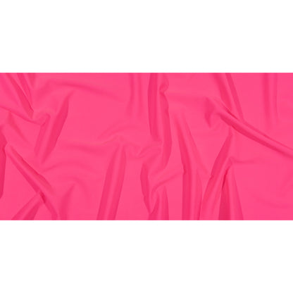 Recycled Swimwear Tricot, UV Protective - Shocking Pink - Santorini Plus Collection