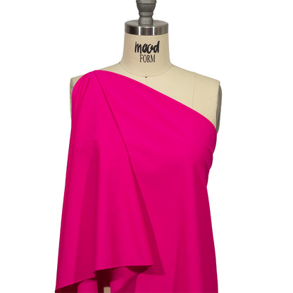 Recycled Swimwear Tricot, UV Protective - Neon Pink - Santorini Plus Collection