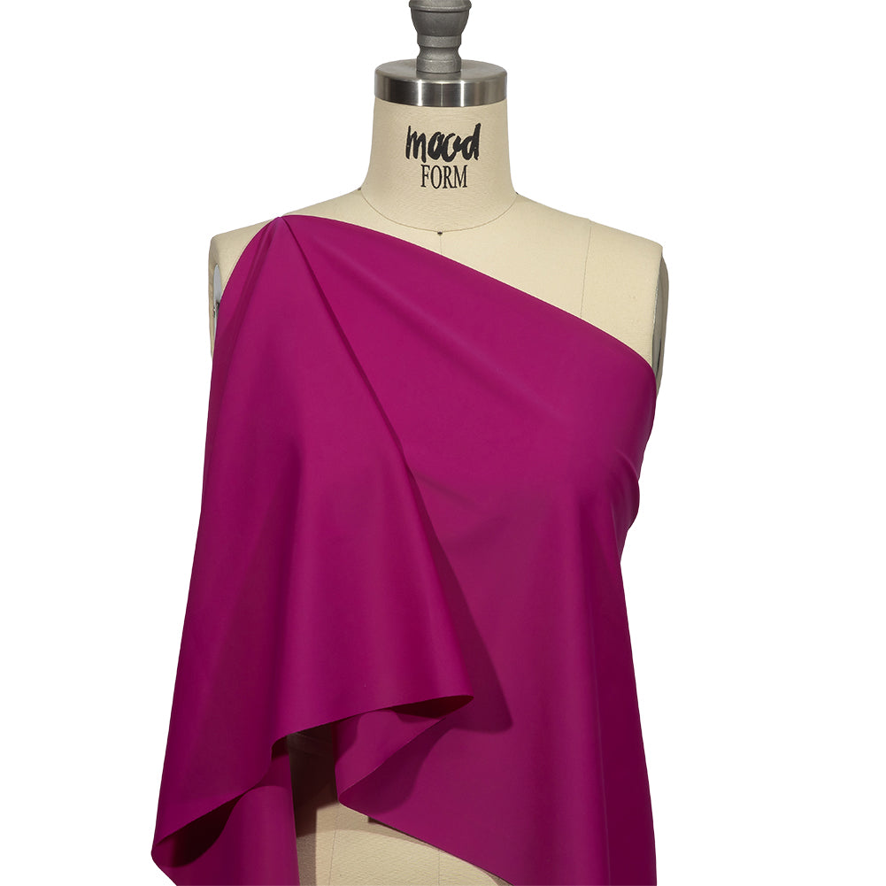Recycled Swimwear Tricot, UV Protective - Bright Fuchsia - Santorini Plus Collection