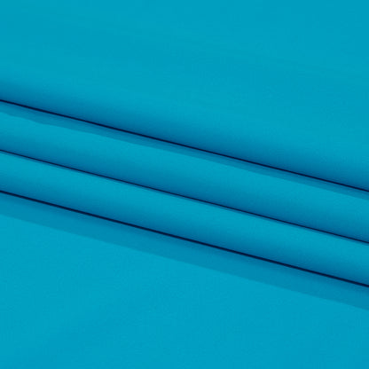 Recycled Swimwear Tricot, UV Protective - Cyan Blue - Santorini Plus Collection