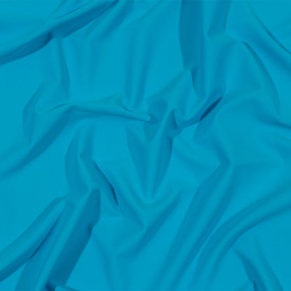 Recycled Swimwear Tricot, UV Protective - Cyan Blue - Santorini Plus Collection