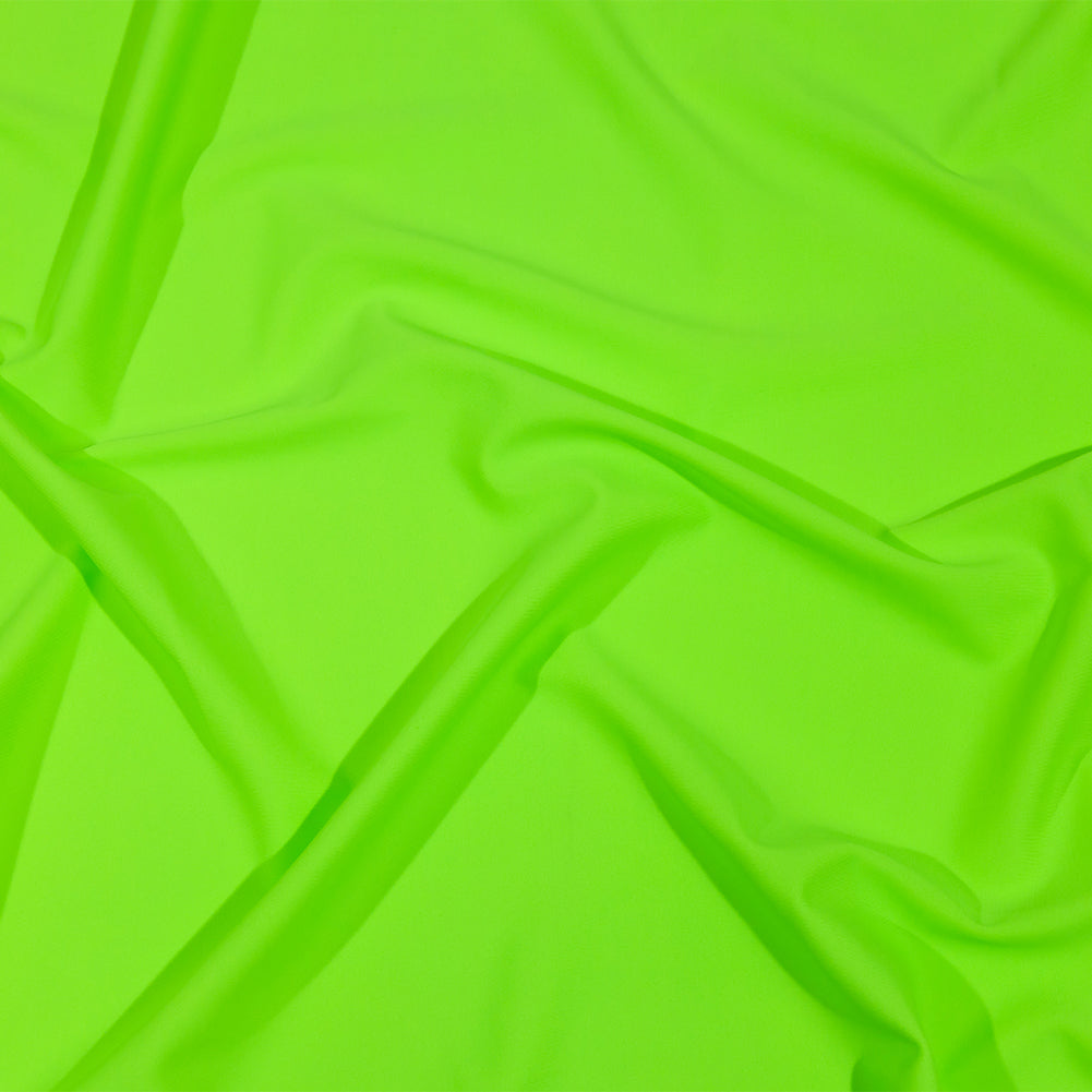 Recycled Swimwear Tricot, UV Protective - Acid Green - Santorini Plus Collection