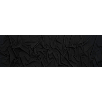 Black Polyester Interlock Knit Full