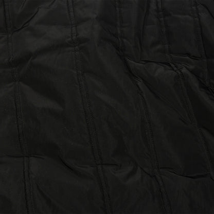 Black Zig Zag Polyester Quilted Coating