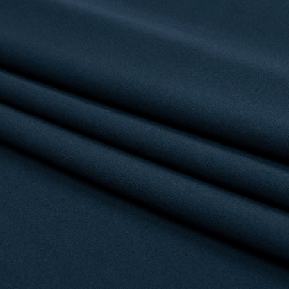Maritime Blue Polyester Interlock Knit