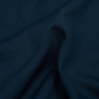 Maritime Blue Polyester Interlock Knit