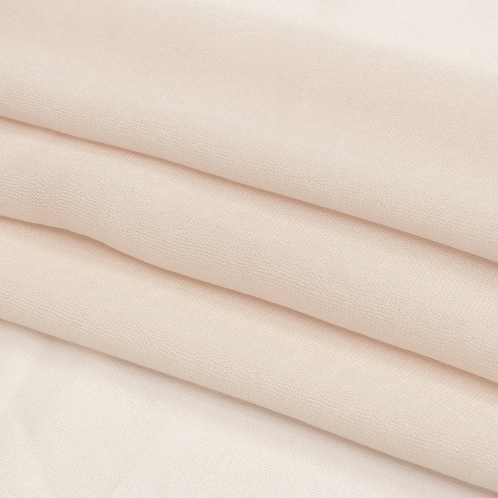 Famous Australian Designer Pale Pink Viscose Georgette Folded