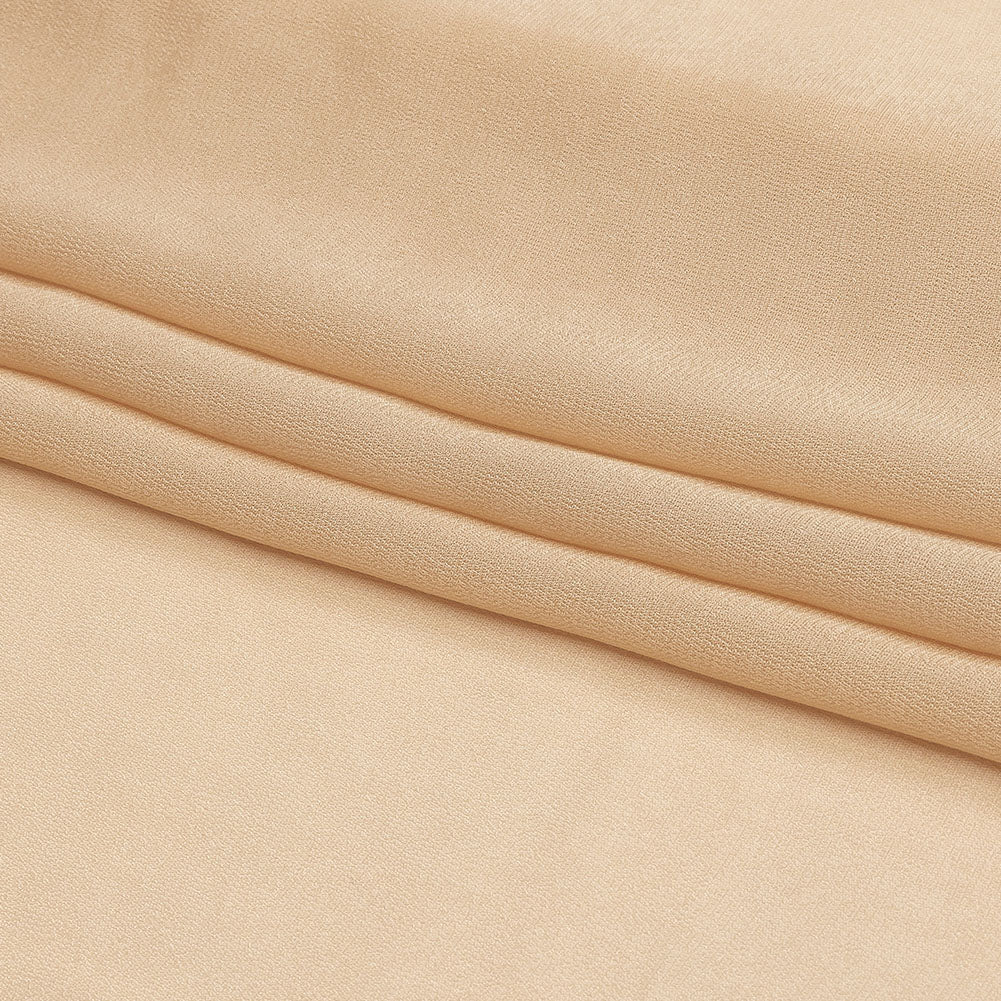 Famous Australian Designer Peach Viscose Georgette Folded