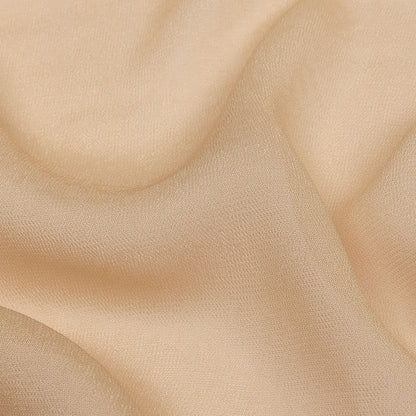 Famous Australian Designer Peach Viscose Georgette Detail