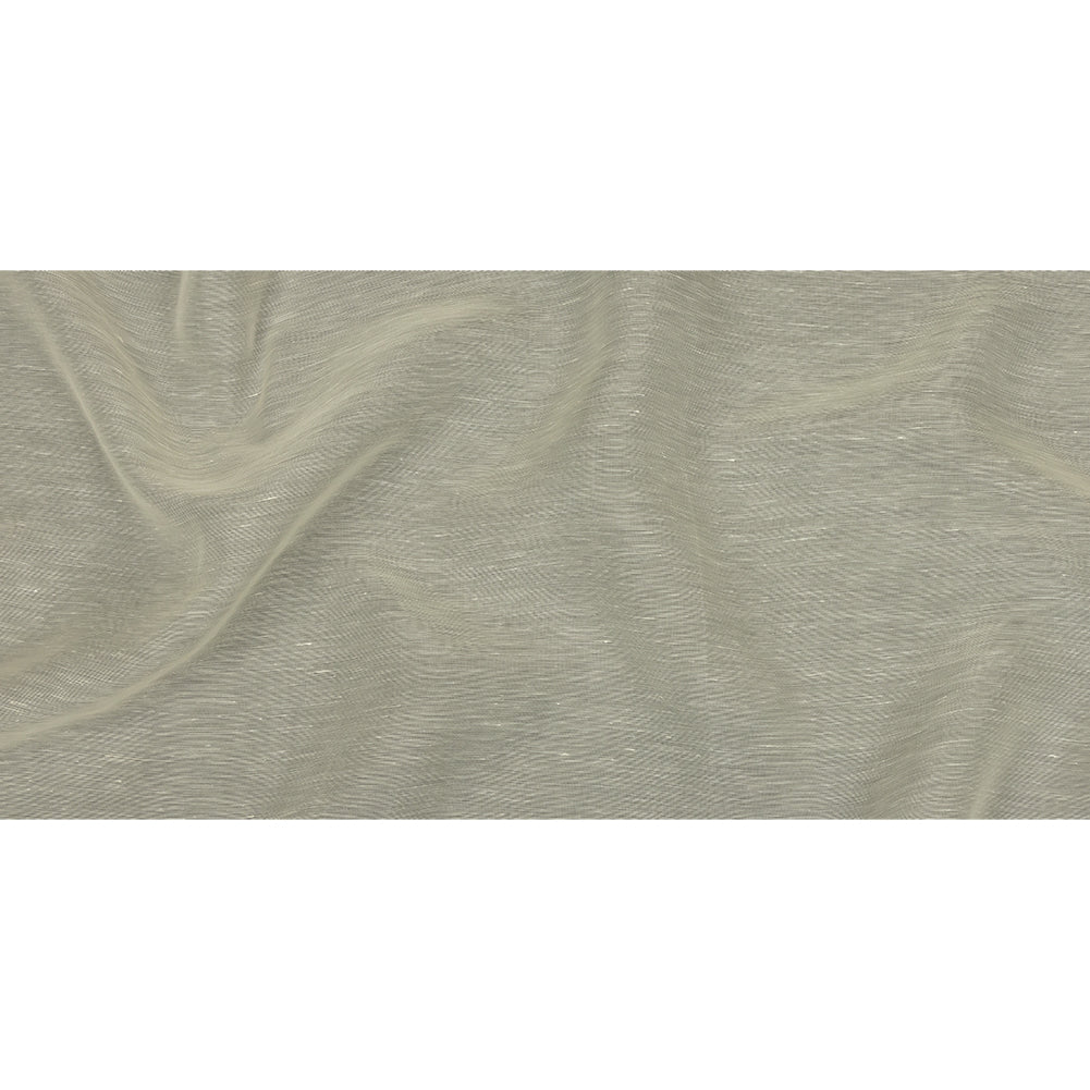 Famous Australian Designer Blanc de Blanc Sheer Silk and Linen Woven Full