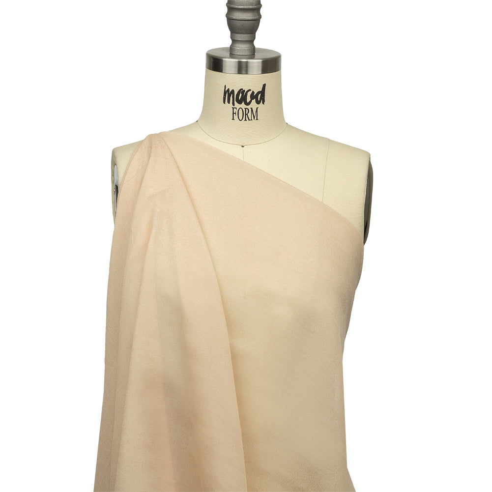 Famous Australian Designer Nude Viscose Georgette Drape