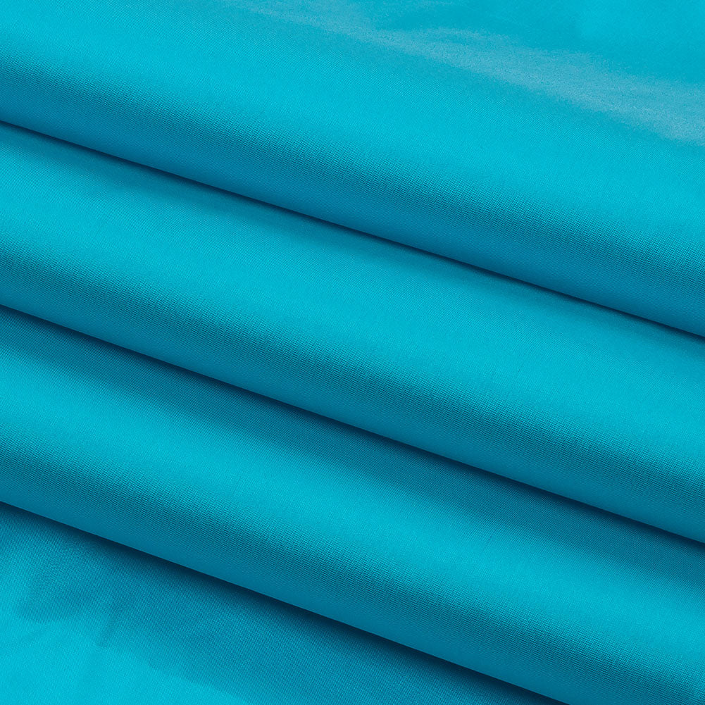 Polyester Taffeta - Plain Dyed Sky Blue - Bellamy Collection Folded