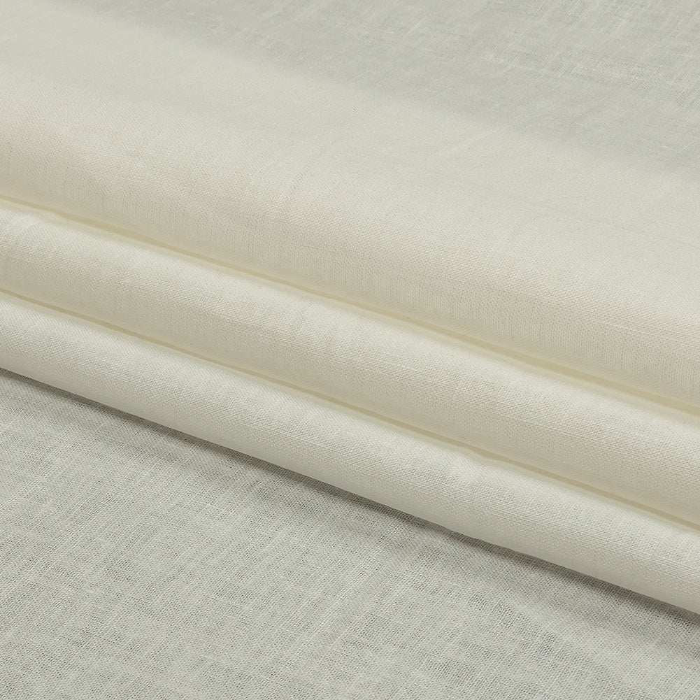 Famous Australian Designer Sea Salt Cotton and Linen Woven Folded