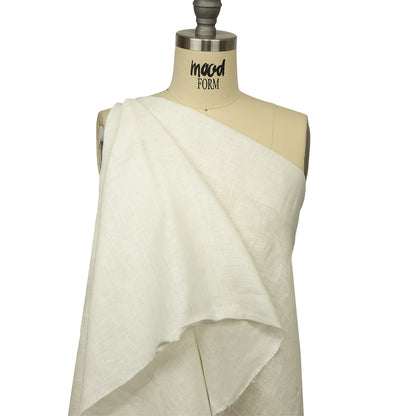 Famous Australian Designer Egret Lightweight Linen Woven Detail