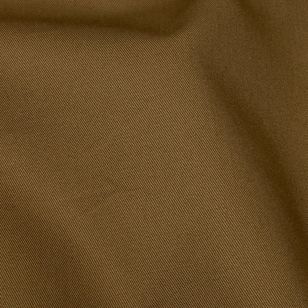 Famous Australian Designer Dark Sand Lightweight Cotton Twill Detail