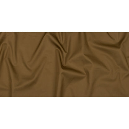 Famous Australian Designer Dark Sand Lightweight Cotton Twill Full
