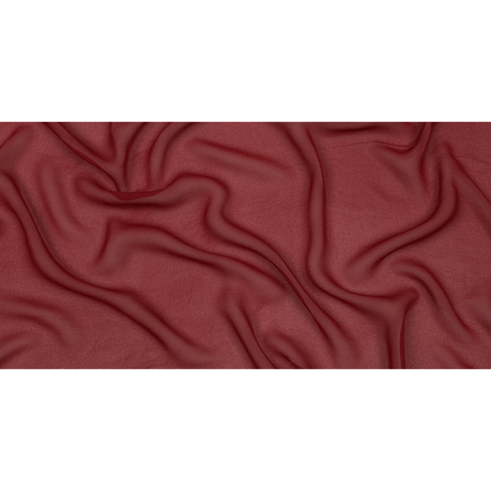Famous Australian Designer Clay Red Viscose Georgette Full