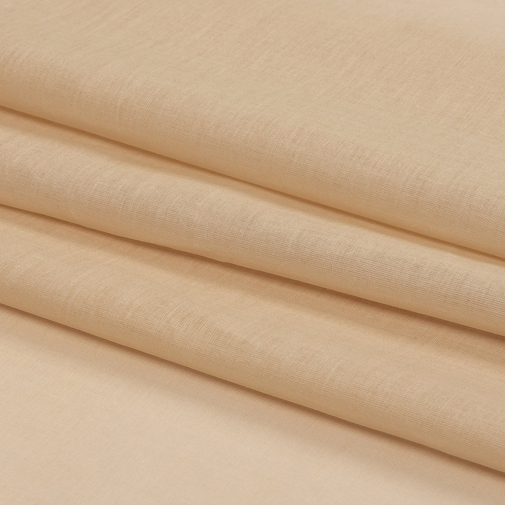 Famous Australian Designer Light Peach Cotton Voile Lining Folded