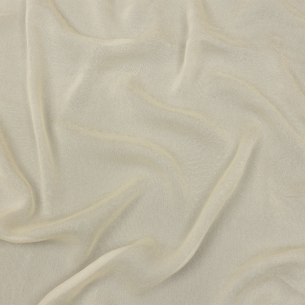 Famous Australian Designer Cream Viscose Georgette