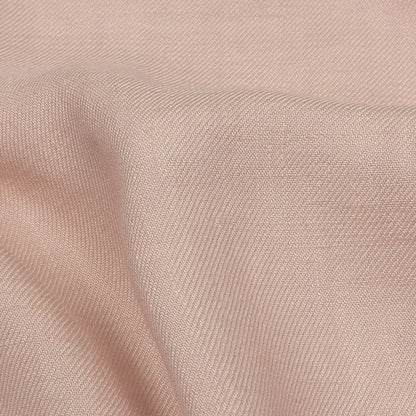 Famous Australian Designer Dusty Pink Stretch Linen and Viscose Twill Suiting Detail