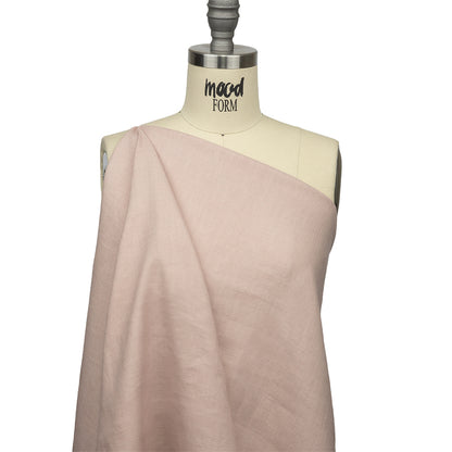 Famous Australian Designer Dusty Pink Stretch Linen and Viscose Twill Suiting Drape