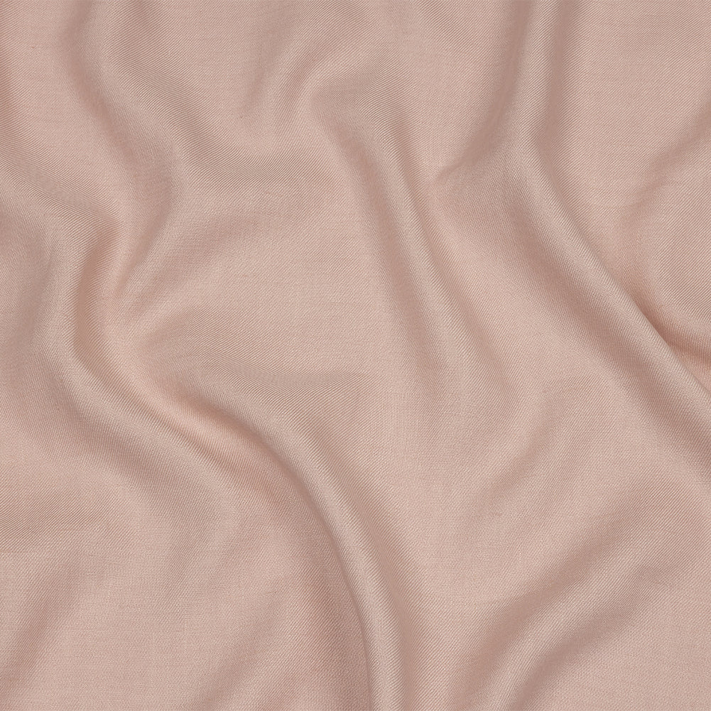 Famous Australian Designer Dusty Pink Stretch Linen and Viscose Twill Suiting