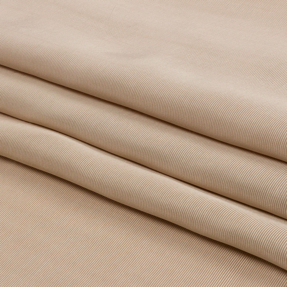 Famous Australian Designer Tan Viscose Ottoman Folded