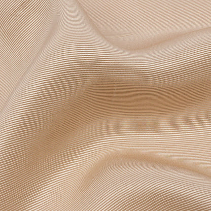 Famous Australian Designer Tan Viscose Ottoman Detail
