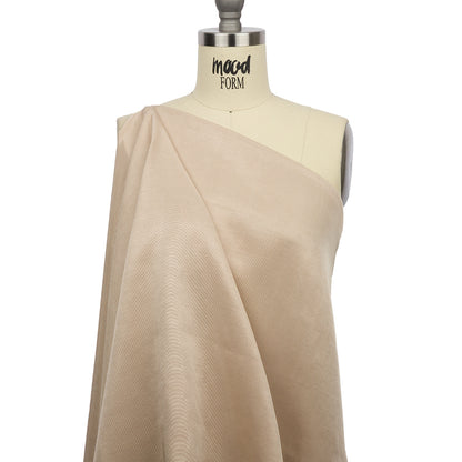 Famous Australian Designer Tan Viscose Ottoman Drape