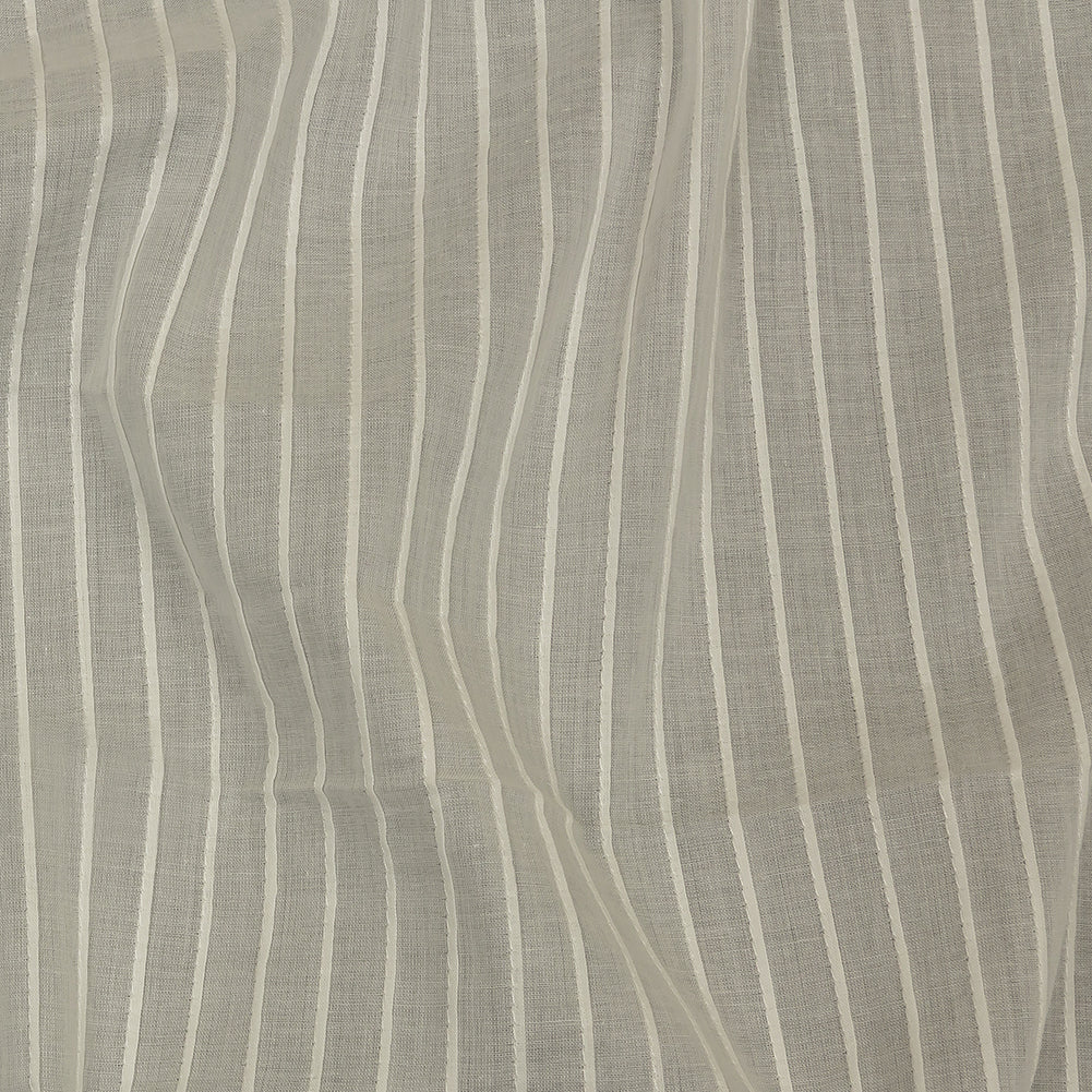 Famous Australian Designer White Pintucked Cotton Lawn