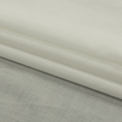 Famous Australian Designer Star White Crisp Cotton Voile