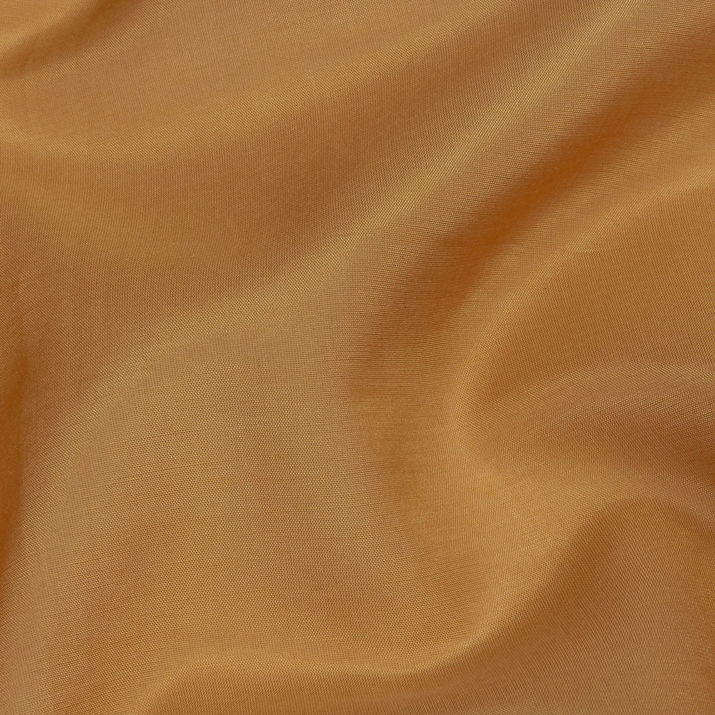 Famous Australian Designer Luminous Tan Viscose and Silk Voile - Detail