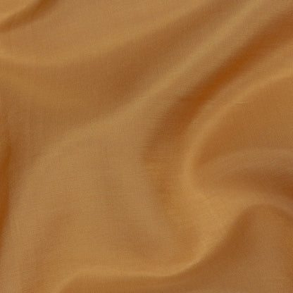 Famous Australian Designer Luminous Tan Viscose and Silk Voile