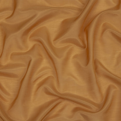 Famous Australian Designer Luminous Tan Viscose and Silk Voile