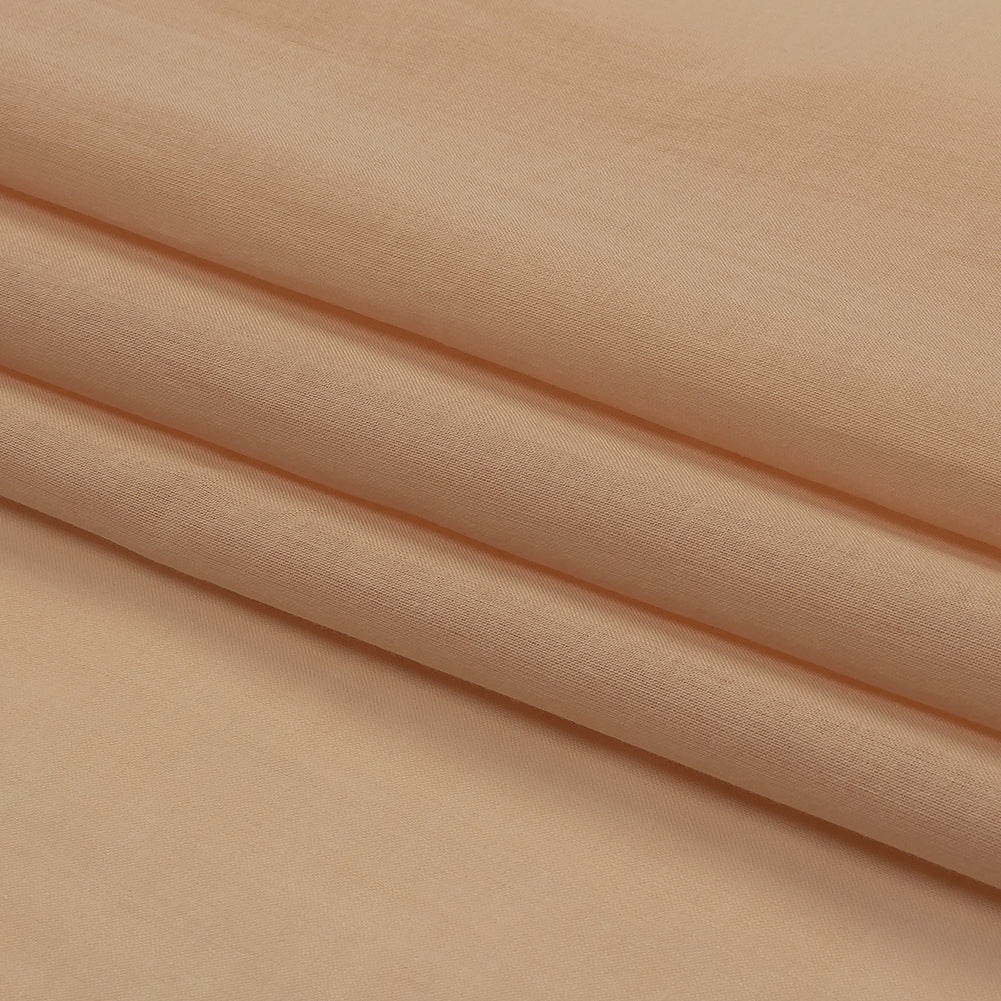Famous Australian Designer Pale Peach Cotton Voile Folded