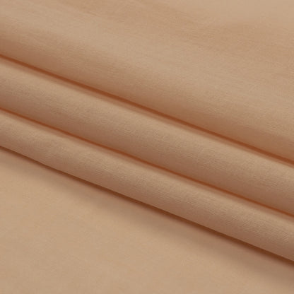 Famous Australian Designer Pale Peach Cotton Voile Folded
