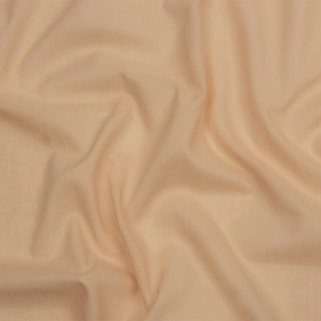 Famous Australian Designer Pale Peach Cotton Voile