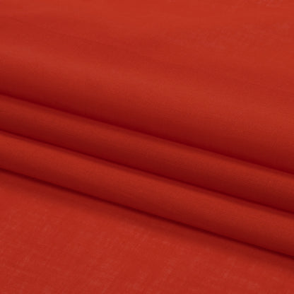 Famous Australian Designer Red Cotton Voile Folded