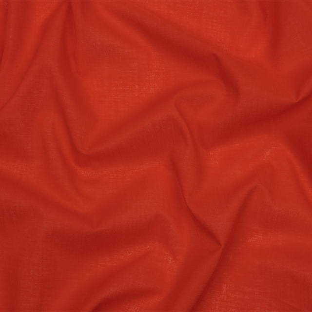 Famous Australian Designer Red Cotton Voile