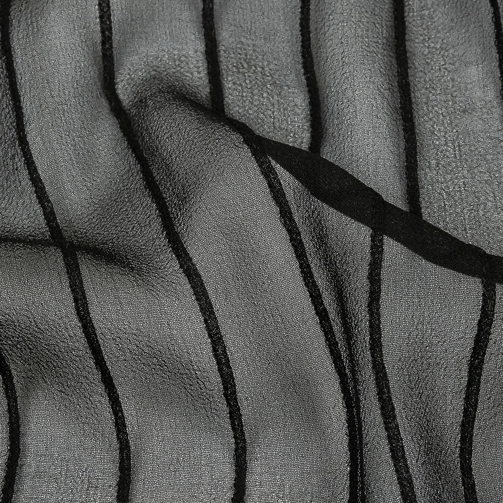 Famous Australian Designer Nebulosity Pintucked Silk Chiffon Detail