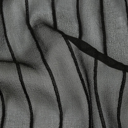 Famous Australian Designer Nebulosity Pintucked Silk Chiffon Detail