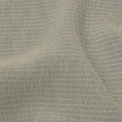 Famous Australian Designer Ivory Shirred Silk and Bamboo Chiffon Folded