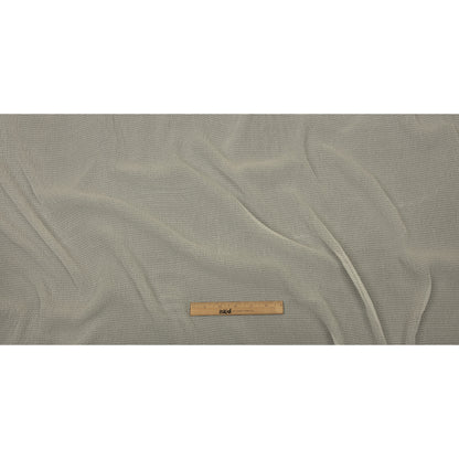 Famous Australian Designer Ivory Shirred Silk and Bamboo Chiffon Drape